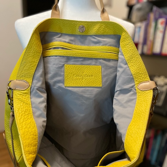 Cole Haan Crosby Tote Yellow - Picture 5 of 6